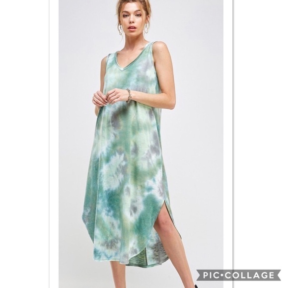 🌞 HP!!🎉Diva Plus - Summer Tie Dyed Dress - Picture 4 of 4